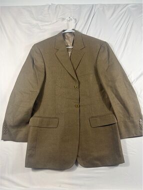 Gianfranco Ruffini Men's Brown Suit Jacket Blazer Size 40R